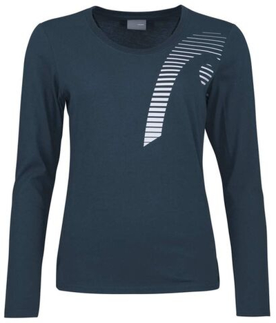 Женская теннисная футболка (dł. Рукава) Head Club 21 Linda LS - navy