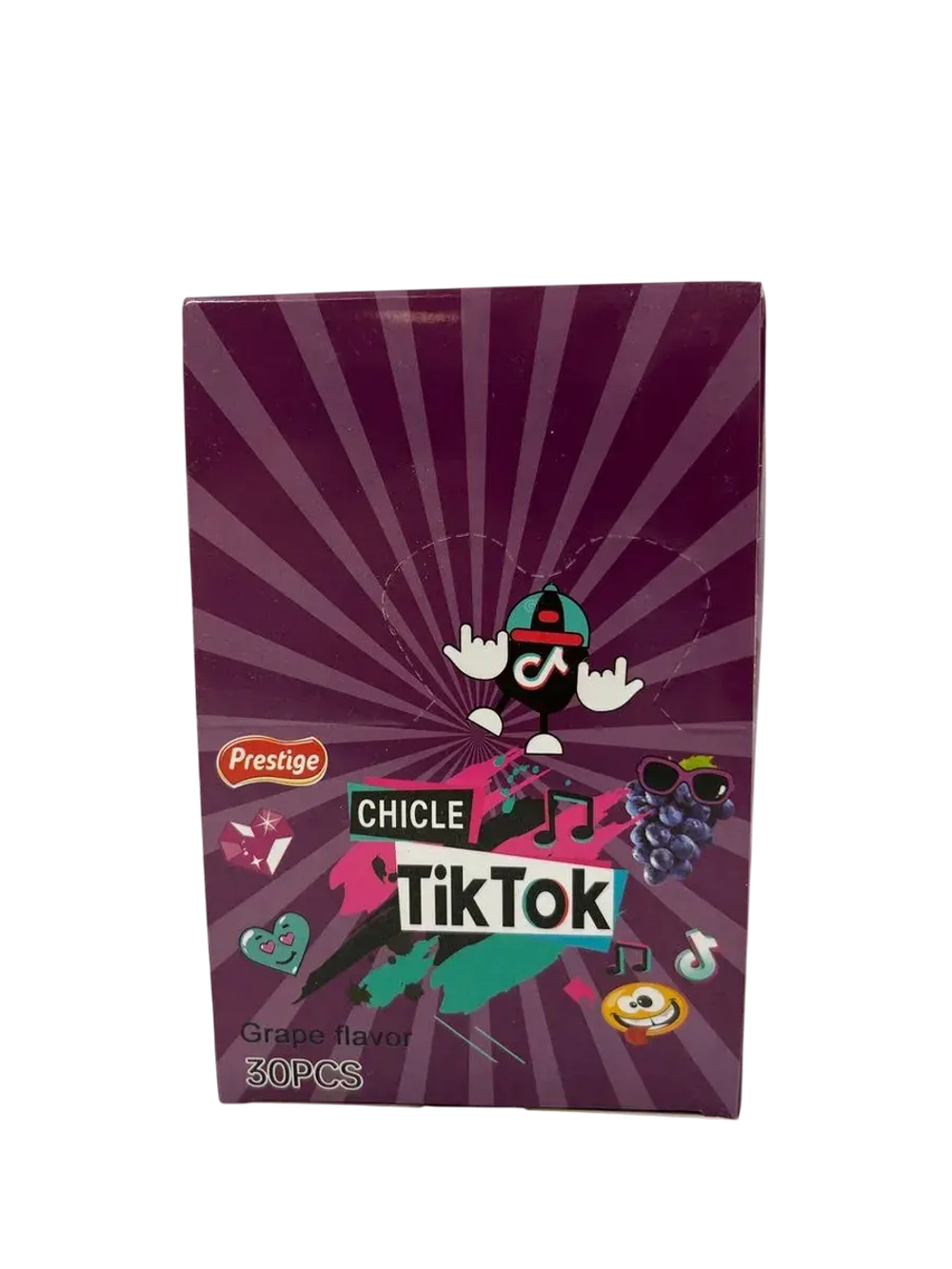 Жевательная резинка TikTok Chile со вкусом винограда