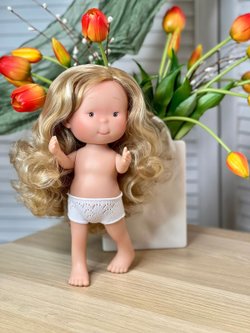 Кукла для девочки виниловая 30см Пиппа без одежды (2899W2)