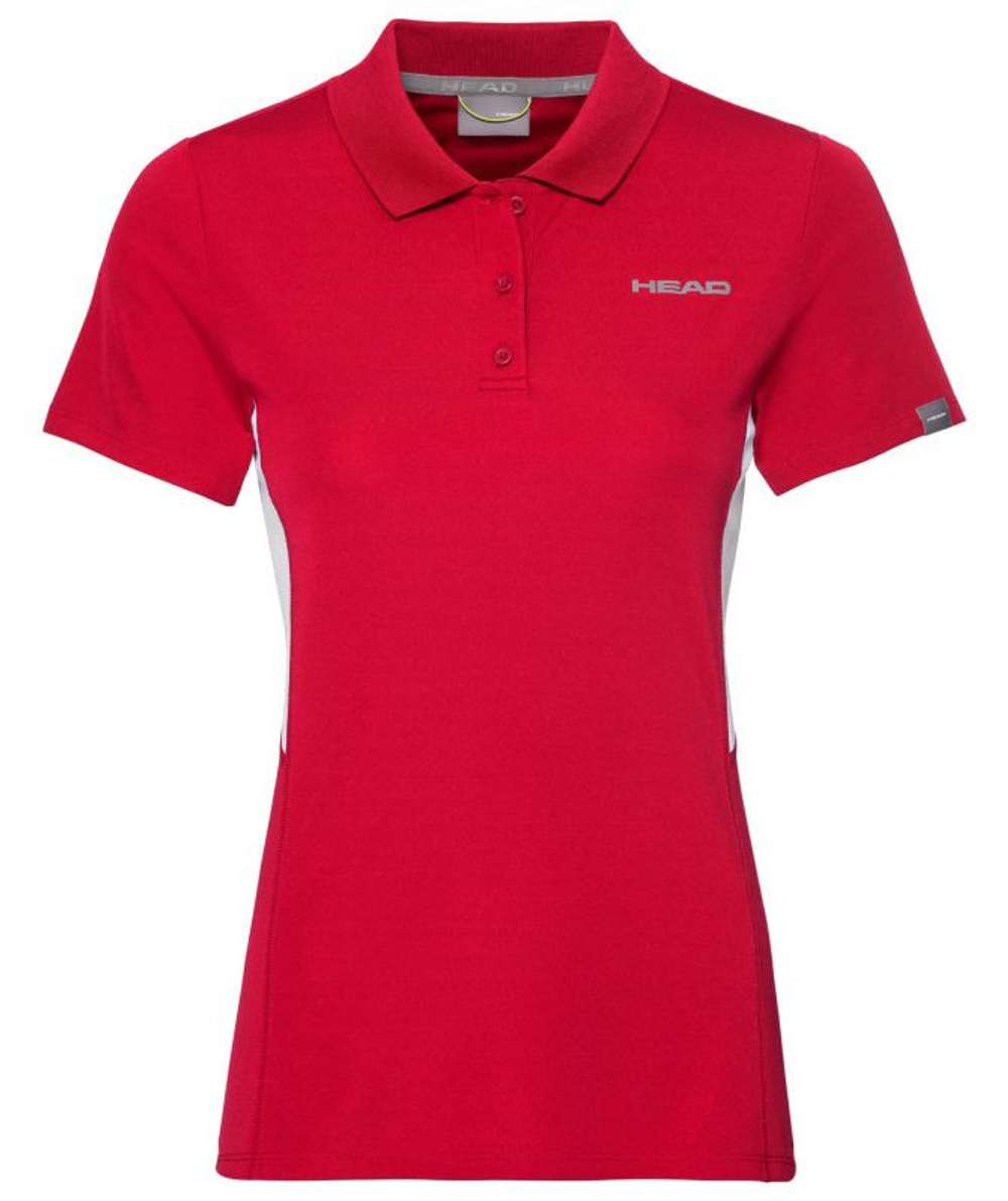 Женское поло Head Club Tech Polo Shirt W - красный