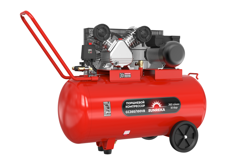 Ременной компрессор SUNREKA GC360/100VB