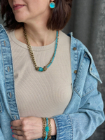 HMG 1304 Blue/br Колье арт.1490