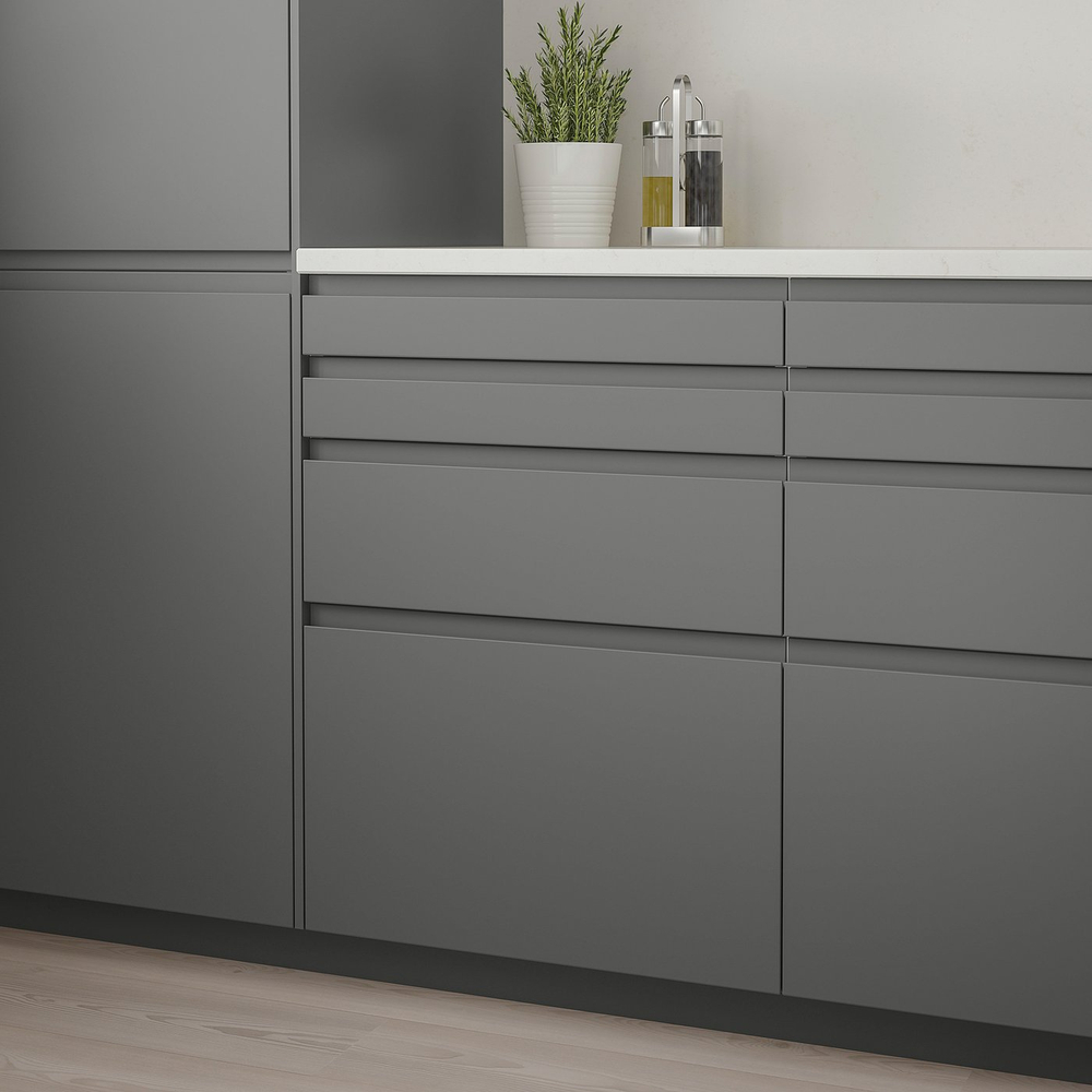 IKEA VOXTORP  (ИКЕА ВОКСТОРП)  -  Фасад ящика - тёмно-серый 40x40 см