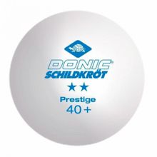 Мячики для н/тенниса DONIC PRESTIGE 2, 40+ 6 штук, белые