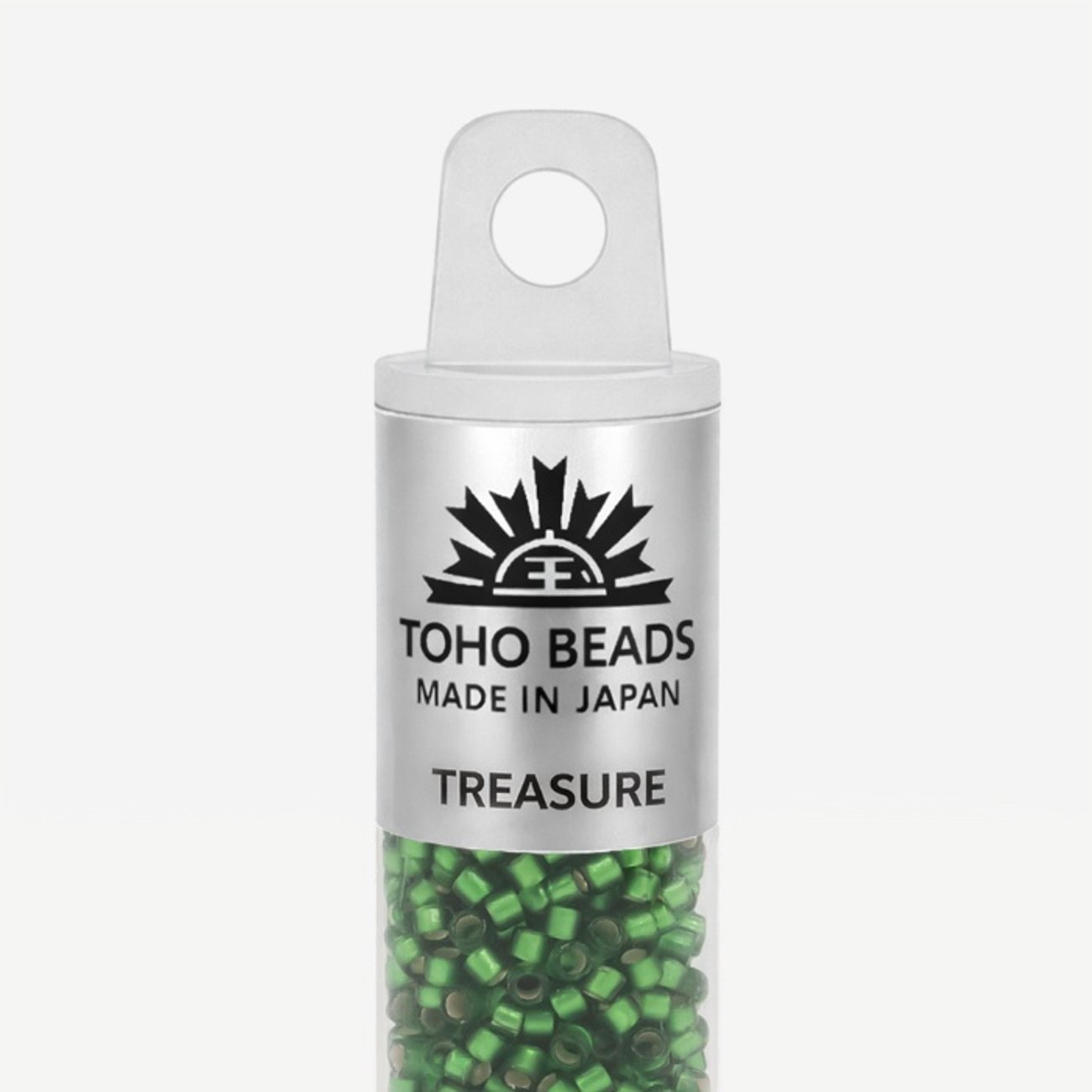Японский бисер TOHO Treasure (№27BF), с внутренним серебрением, прозрачный матовый