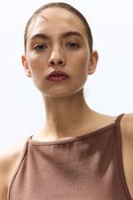Топ на бретелях в рубчик - H&M
