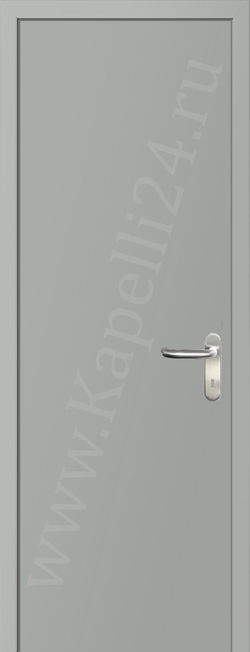 Дверь влагостойкая пластиковая KAPELLI multicolor ДГ RAL 9018 Папирусно-белый + коробка