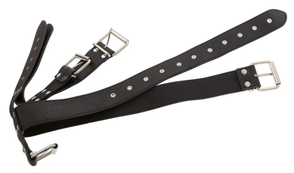 Фиксация на шею и запястья Bad Kitty Neck and Hand Restraints (Цвет: черный)