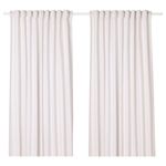 Комплект штор IKEA TIBAST (ТИБАСТ), Кремовый, 145х250 см, 2 шт