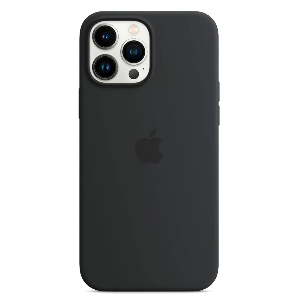 Силиконовый чехол с поддержкой MagSafe Apple Silicone Case для iPhone 13 Pro, Midnight (Темная ночь)