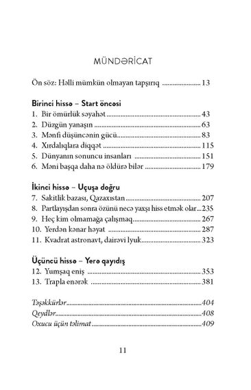 Astronavtın Yerdə yaşayış təlimatı