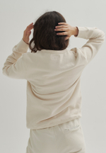 Свитшот Bowery NYC "Physical Education" Fleece Optic White Bordeaux