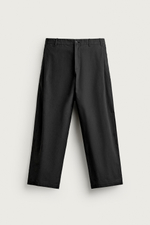 БРЮКИ STRAIGHT FIT С БОКОВЫМИ СКЛАДКАМИ — ZARA