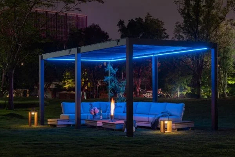 Пергола металлическая 3х6 м Tagliamento Astrol Pergola, темно-серый