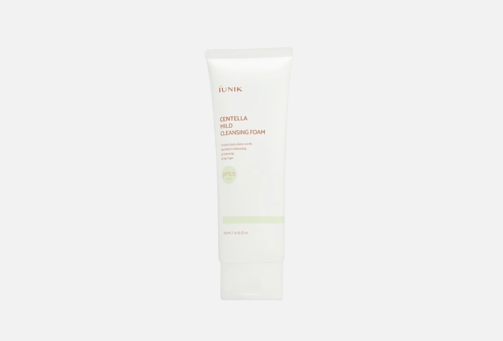 Пенка мягкая с центеллой iUNIK Centella Mild Cleansing Foam, 120 мл