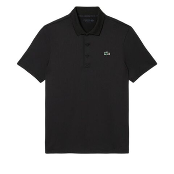 Мужское теннисное поло Lacoste Ultra Dry Stretch Golf - black