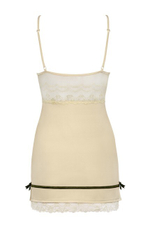Сорочка цвета шампань с кружевом Carmelove Chemise SM (42-44) (Цвет: шампань)
