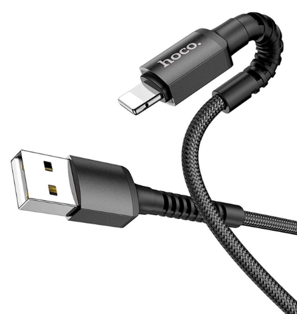 Кабель HOCO X71 Type-C-Lightning PD20W 3А 1м Nylon Black