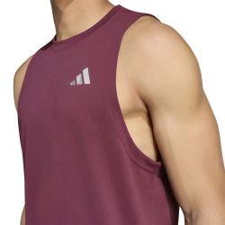 Мужская теннисная футболка Adidas Sleeveless - maroon