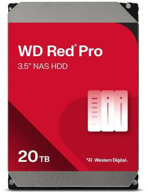 Жесткий диск 20TB SATA 6Gb/s Western Digital Red Pro