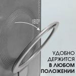 Business style чехол из кожи для SAMSUNG GALAXY A52 / A52s с кольцом-подставкой и бархатной подкладкой