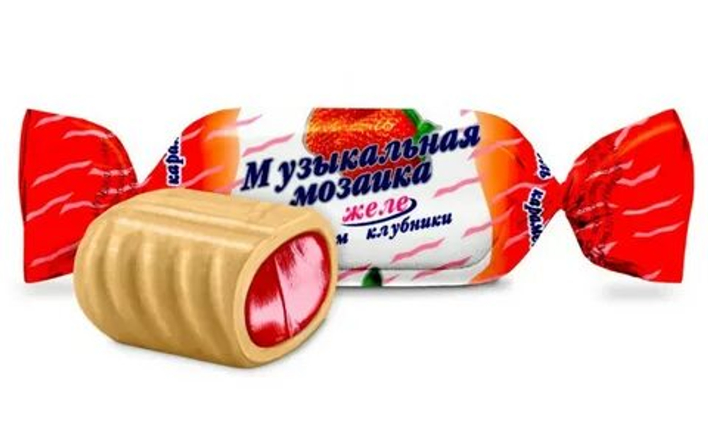 КОНФИЛ КАР МОЗАЙКА ЖЕЛ. КЛУБНИКА 1КГ/8ШТ