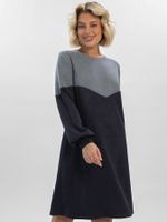 Платье Игра на контрасте (синее) П16405-1М LT Collection