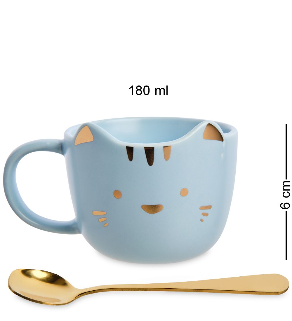 GAEM Art MUG-401/2 Чайная пара «Милый котик»