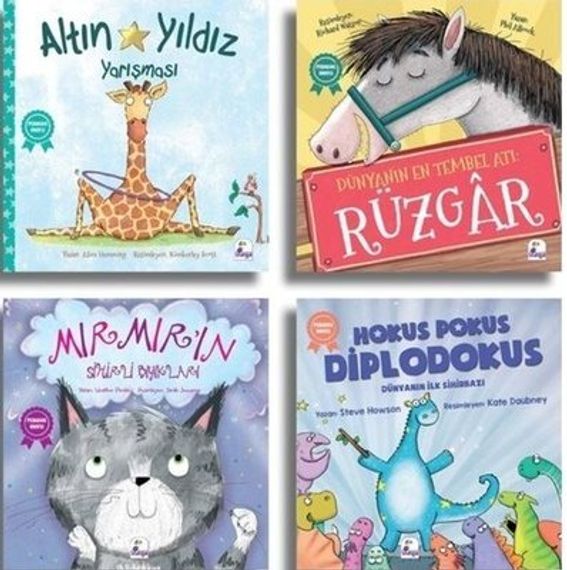 Set 1 Pedagog Onaylı Hikayeler-4 Kitap Takım