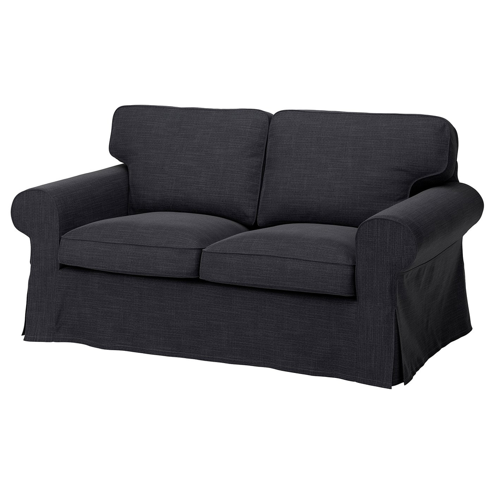 IKEA EKTORP  (ИКЕА ЕКТОРП)  -  Чехол на 2-местный диван - Хилларед антрацит