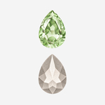 Кристалл Капля (Drop), оттенок "Хризолит"/"Chrysolite", 10*7мм