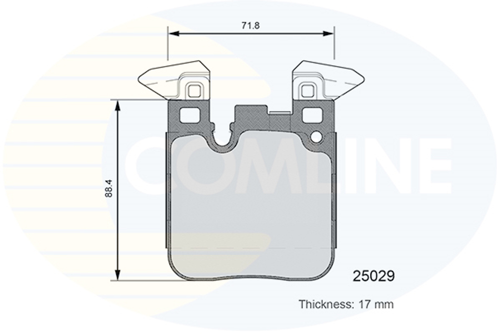 COMLINE - CBP06108-CML - Brake Pad Set, disc brake