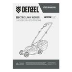 Газонокосилка электрическая Denzel GM-1100, 1100 Вт, шир. 32 см, 3 уровня, травосб. 30 л
