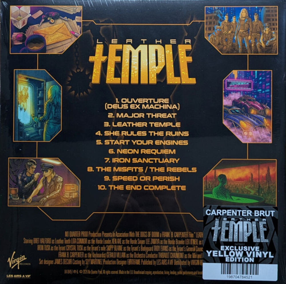 Carpenter Brut / Leather Temple (Coloured Vinyl)(LP)