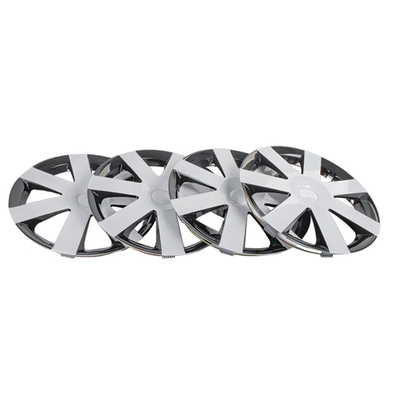 Колпаки R14 Andromeda 4шт (бело-черные) ABS-пластик ARNEZI A0702071
