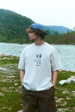 Футболка Called a Garment Mickey T-Shirt "Beige"
