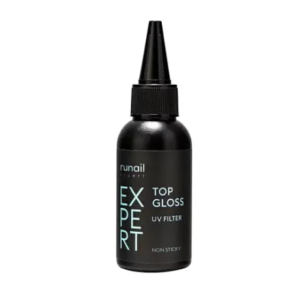 Runail Expert Топ глянцевый с УФ-фильтром Top Gloss Non Sticky Runail Expert, 50 мл