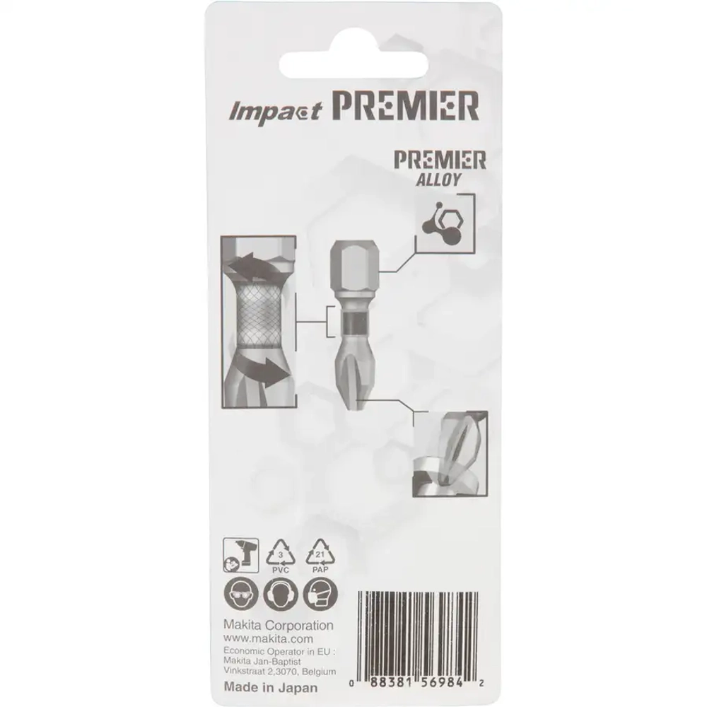 Насадка PZ2х25 мм Impact Premier Makita E-03171