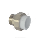 Муфта PP-R комбинированная разъемная белая Дн 20х1/2" НР усиленная VALFEX 10156015У