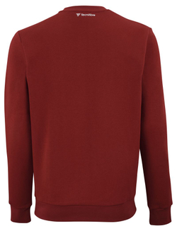 Мужская теннисная толстовка Tecnifibre Team Sweater - cardinal