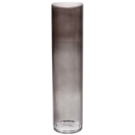 Ваза стеклянная «GREY GLASS» 6*25см, круглая