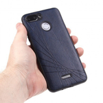 Чехол ТПУ под кожу для Xiaomi Redmi 6, 011178 Синий