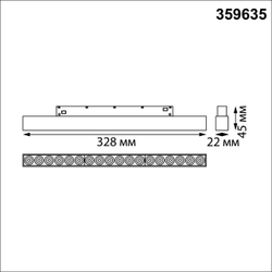 359635 SHINO NT25 000 черный Трековый низковольт. св-к диммир. со сменой цв.температуры, пульт ДУ/Tuya Smart Life IP20 LED 18W 48V 3000-6000K FLUM
