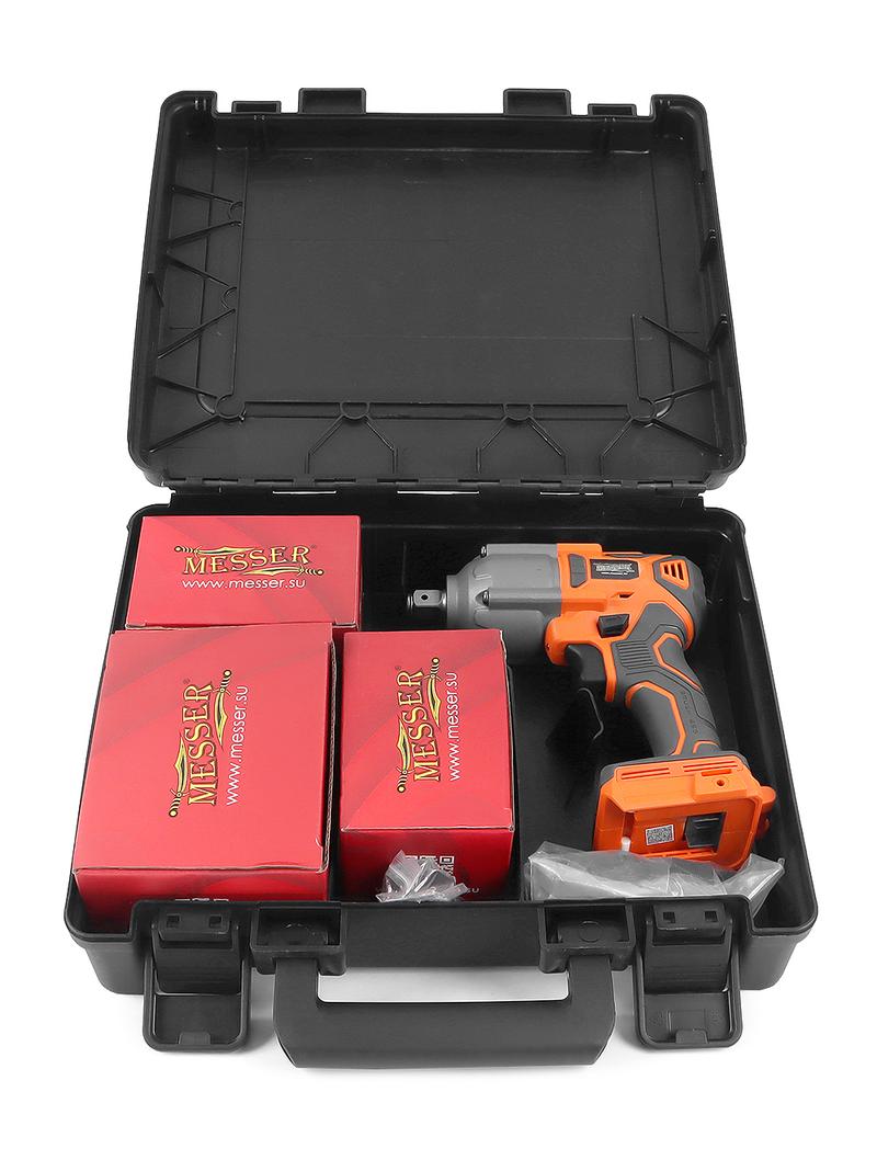 Аккумуляторный ударный гайковерт MESSER DCW9 750Нм М20 2Ач