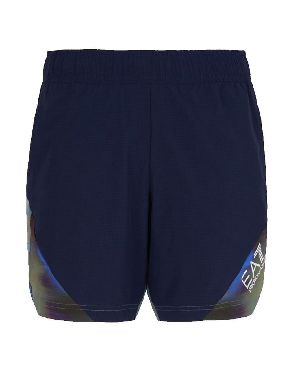 Мужские теннисные шорты EA7 Man Woven Shorts - navy blue