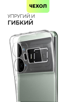 Чехол BROSCORP для Realme GT5 (арт.RM-GT5-TPU-01-TRANSPARENT )