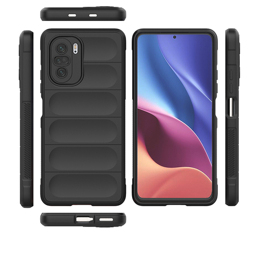 Противоударный чехол Flexible Case для Poco F3