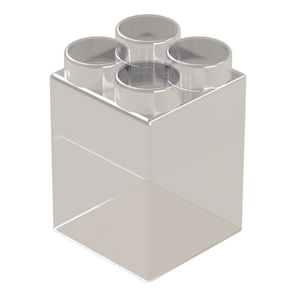 Элемент прозрачный высокий 12x12x17,5 см для конструктора 10"