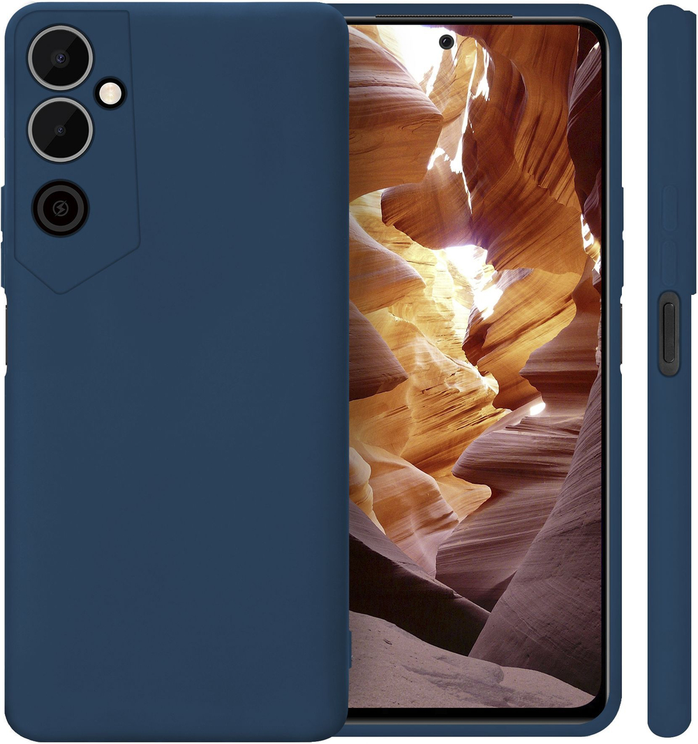 Мягкий Soft Touch чехол из силикона для TECNO POVA NEO 2 с бархатной подкладкой