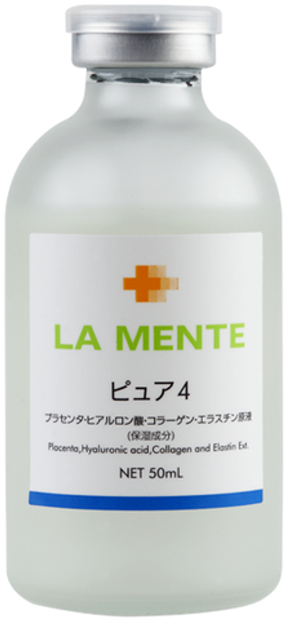 LA MENTE Экстракт 4-х: плацента, гиалуроновая кислота, эластин, коллаген, 50 мл | Pure 4 Essence
